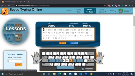 Belajar Mengetik 10 Jari Training Komputer Dasar Untuk Pemula