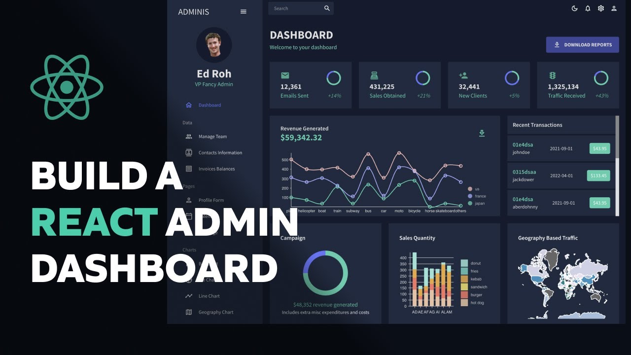 Langkah Mudah Membuat Dashboard Data dengan React & Chart.js