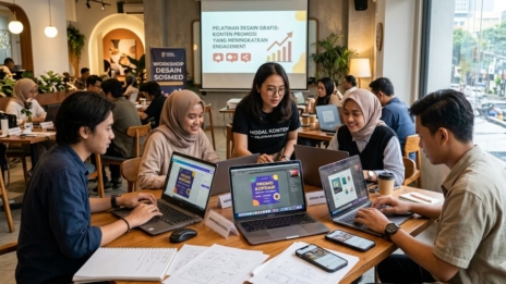 Pelatihan Desain Grafis untuk Admin Media Sosial: Cara Membuat Konten Promosi yang Meningkatkan Engagement
